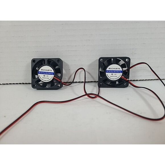 Four (4) Wuchurth DC 24v 4010‎ Dual Ball Bearing Fan - Picture 1 of 4